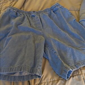 Casual Blue Denim Shorts